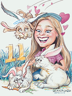 viv and rabbits